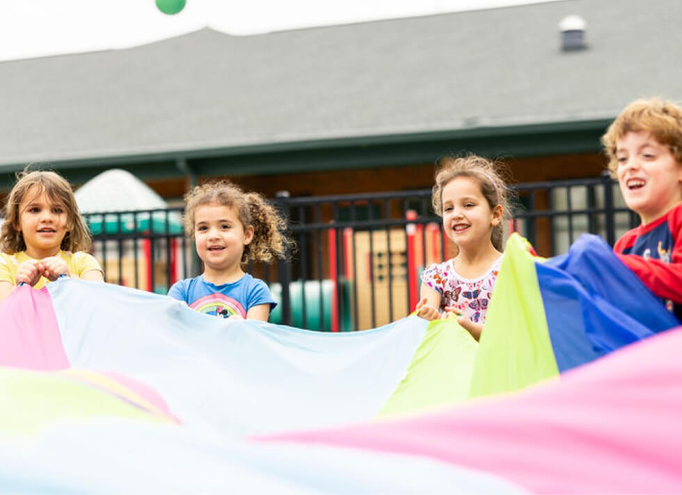 LeafSpring School students learning outdoors